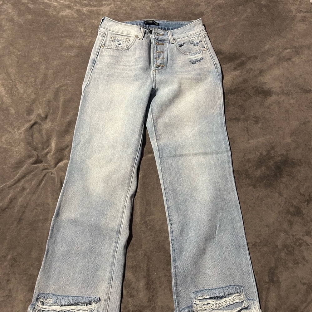 Sincerely Jules Light Wash Cropped Jeans